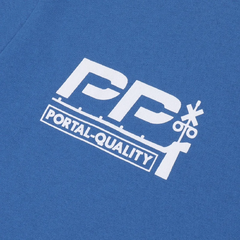 Pass~Port Long Con Long-sleeve Pocket Tee - Washed Royal Blue