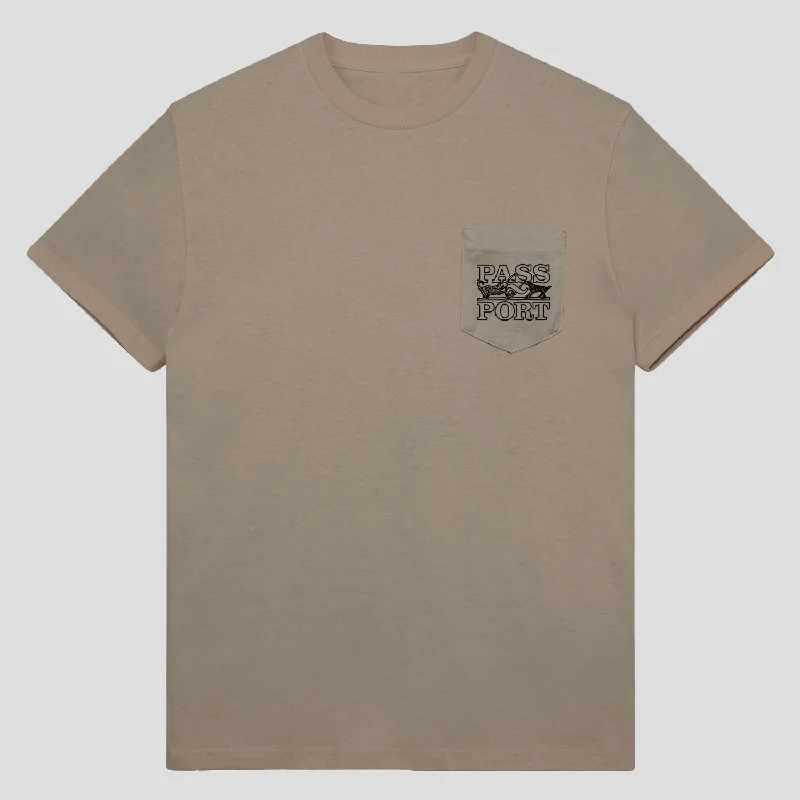 Pass~Port Trinkets Pocket Tee - Khaki