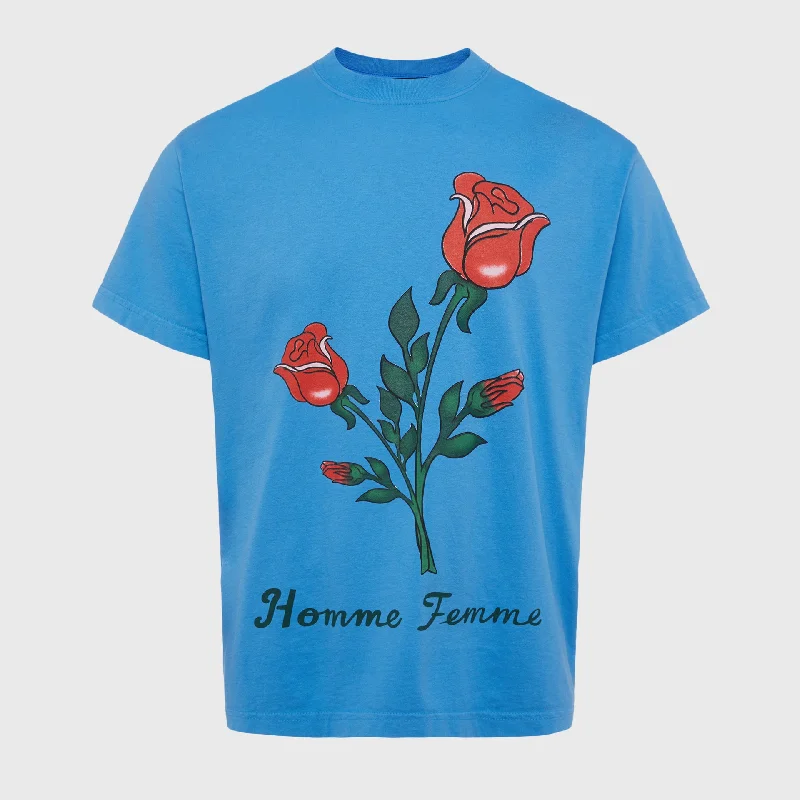 Poetry Tee Blue