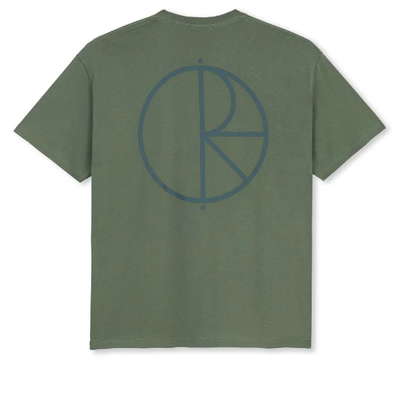 Polar Stroke Logo T-Shirt - Jade Green/Dark Green