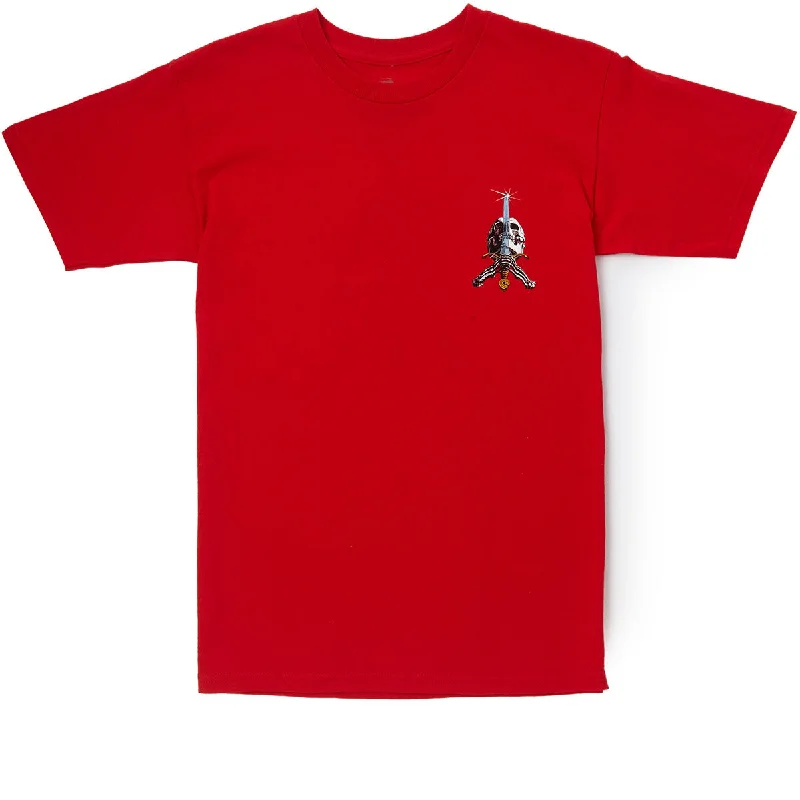 Powell-Peralta Skull And Sword T-Shirt - Red