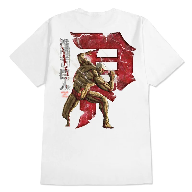 Primitive x Titans Armored Dirty P T-Shirt - White