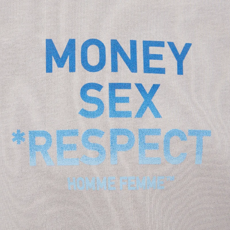 Respect Tee Grey and Blue