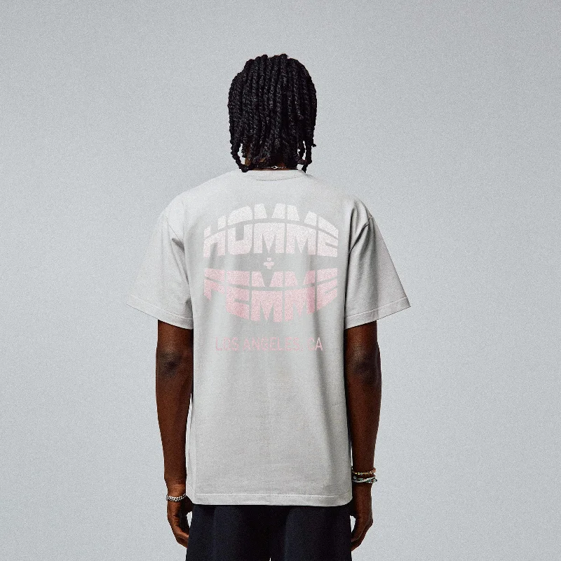 Respect Tee Grey and Pink