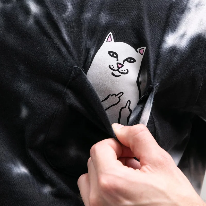 RIPNDIP Lord Nermal Pocket T-Shirt - Black Lightning Wash