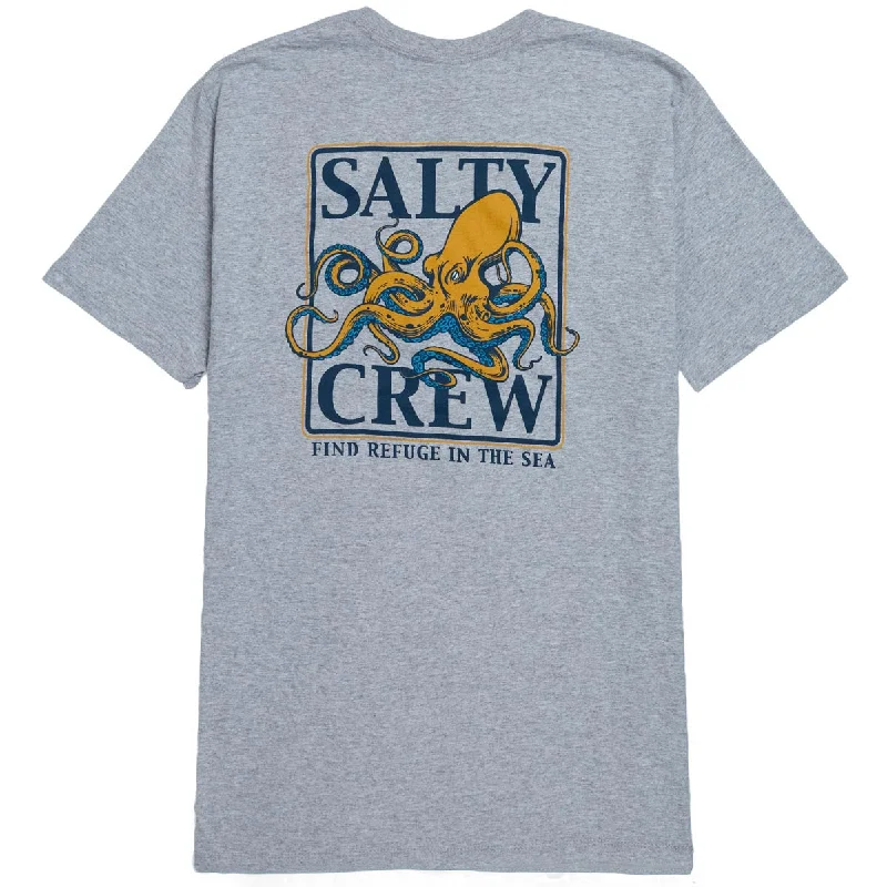 Salty Crew Ink Slinger Classic T-Shirt - Athletic Heather