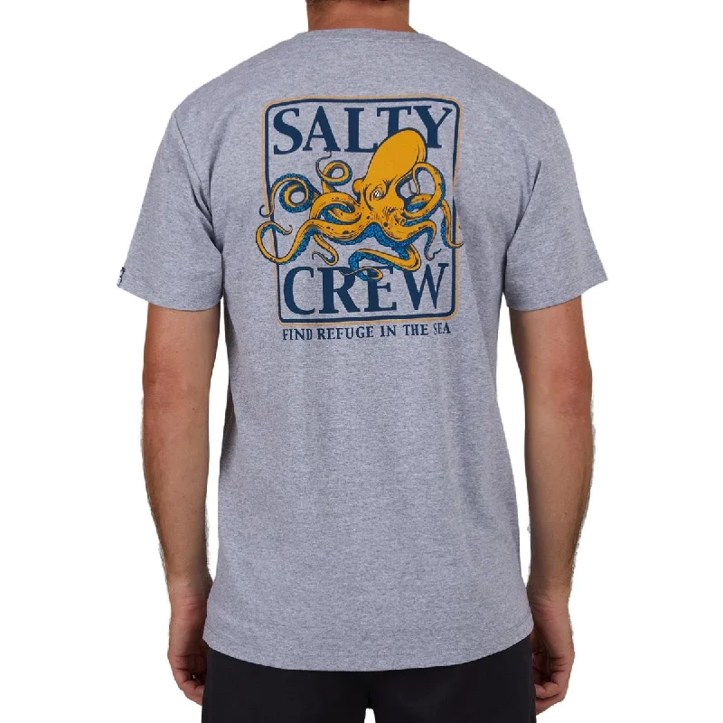 Salty Crew Ink Slinger Classic T-Shirt - Athletic Heather