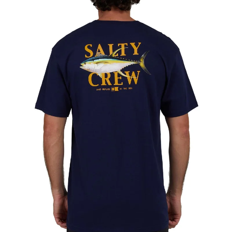 Salty Crew Yellowfin Classic T-Shirt - Navy