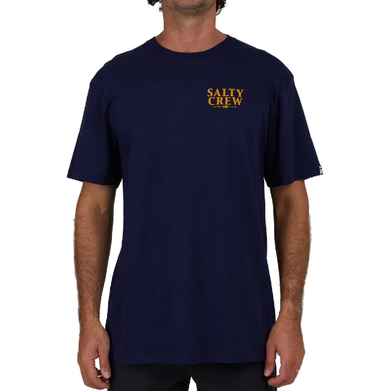 Salty Crew Yellowfin Classic T-Shirt - Navy