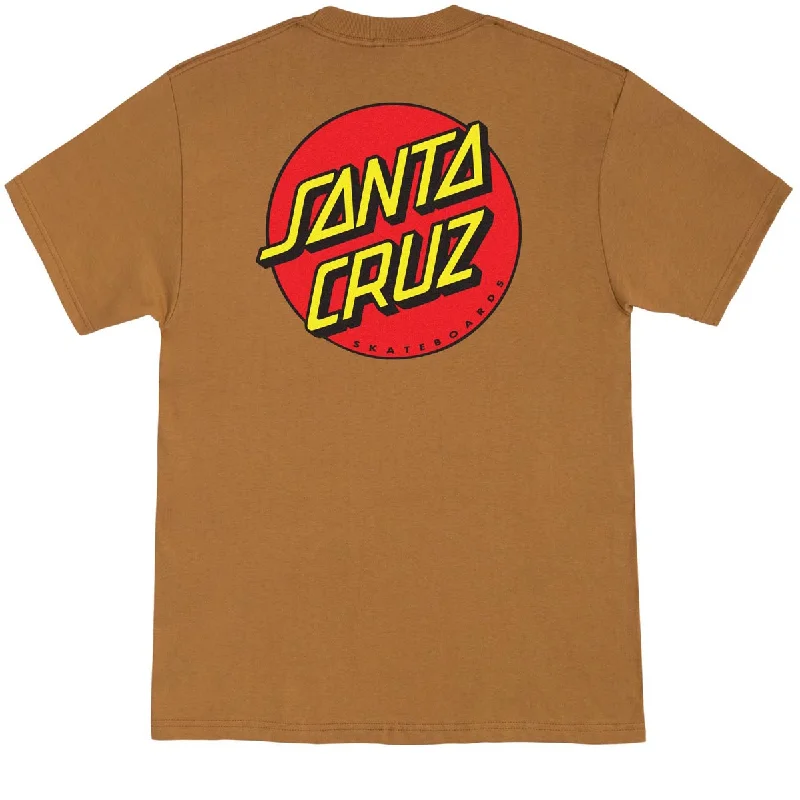 Santa Cruz Classic Dot T-Shirt - Brown Sugar