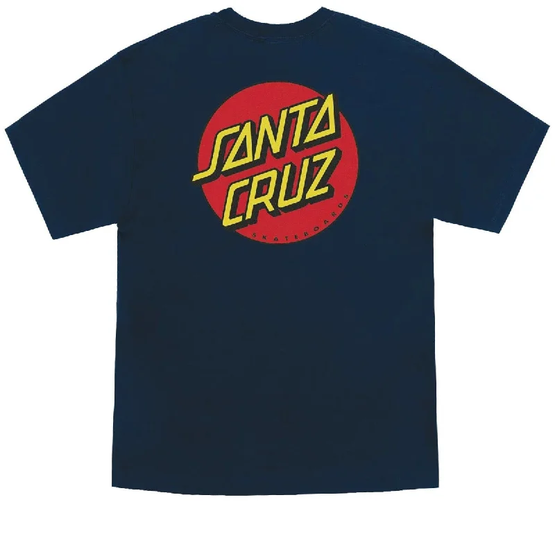 Santa Cruz Classic Dot T-Shirt - Navy