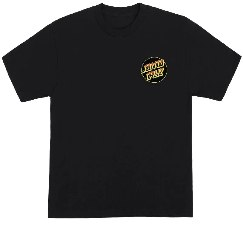 Santa Cruz Kendall Wolf Dot T-Shirt - Black