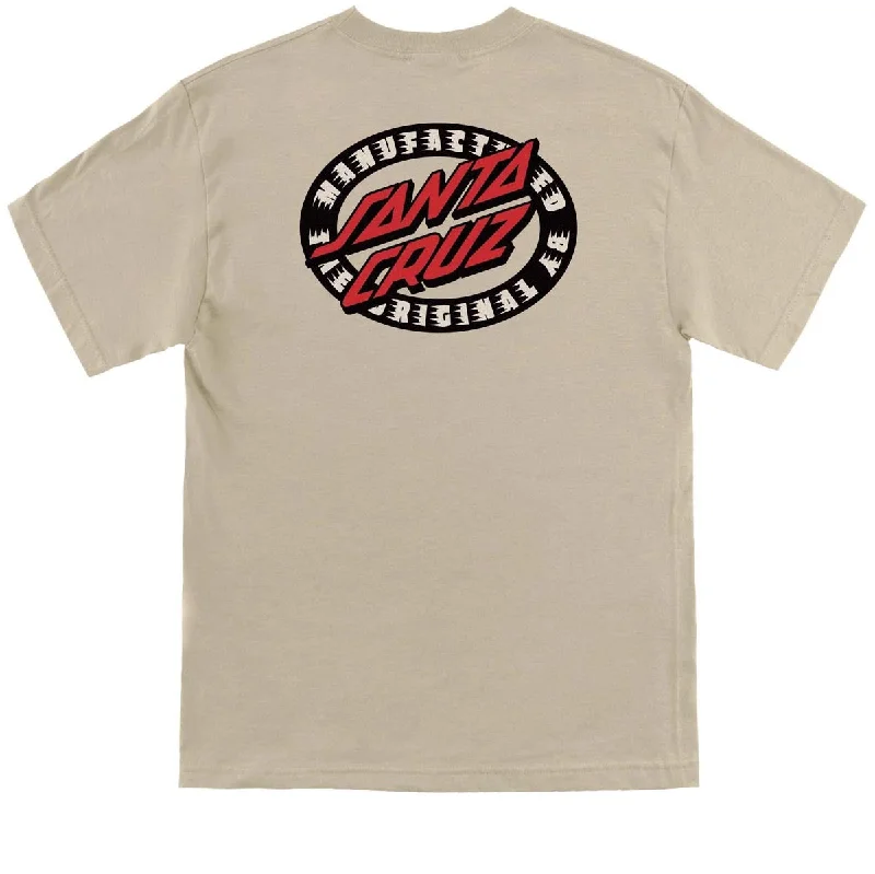 Santa Cruz MFG Oval Dot T-Shirt - Light Sand