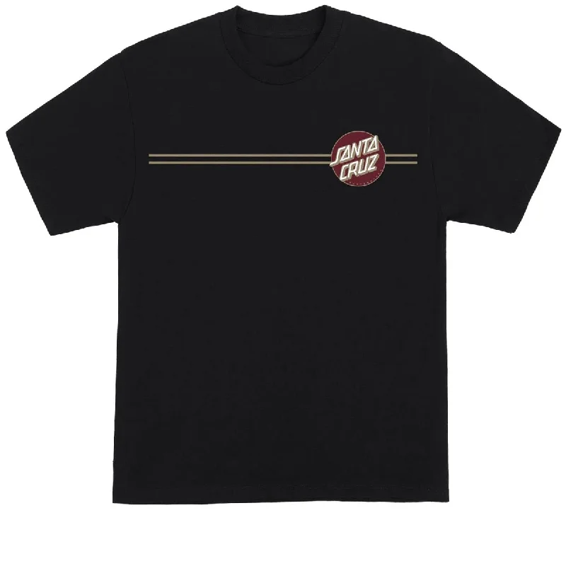 Santa Cruz Other Dot T-Shirt - Black/Burgundy