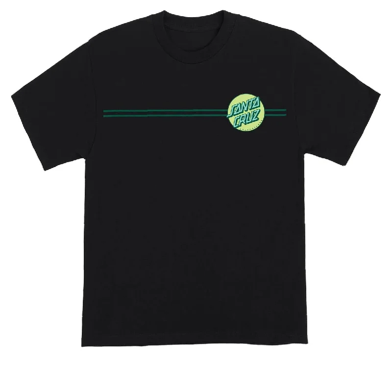 Santa Cruz Other Dot T-Shirt - Black/Key Lime