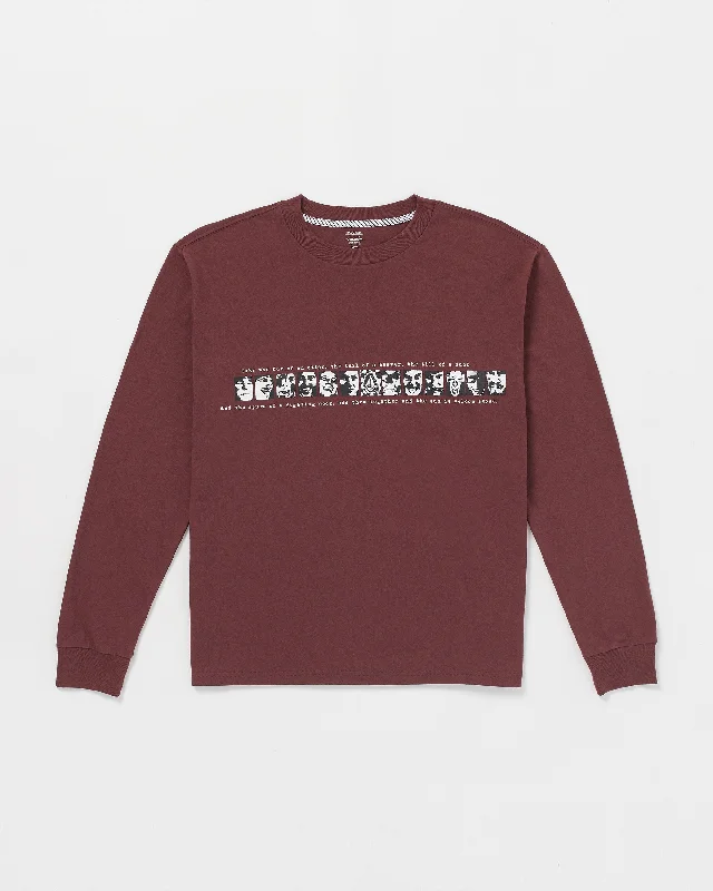 Skate Vitals Remy Long Sleeve Tee 2 - Merlot