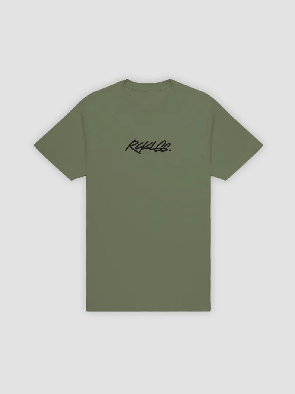 Streak Tee - Military Green