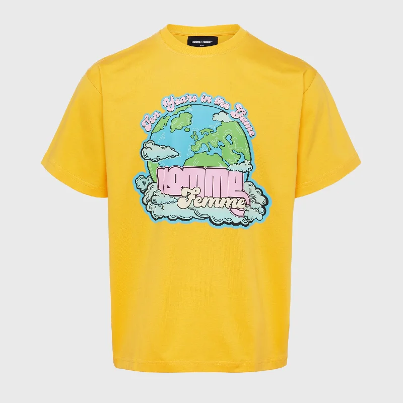 The Clouds Tee Orange