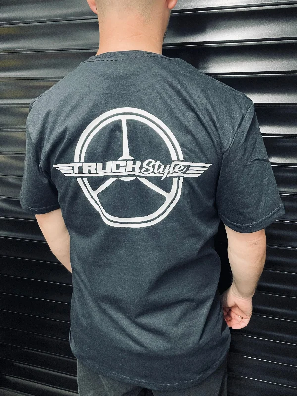 TruckStyle Banner Three Spoke Steering Wheel Tee