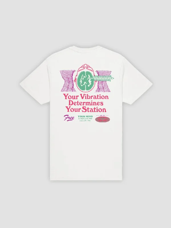 Vibrations Tee - White