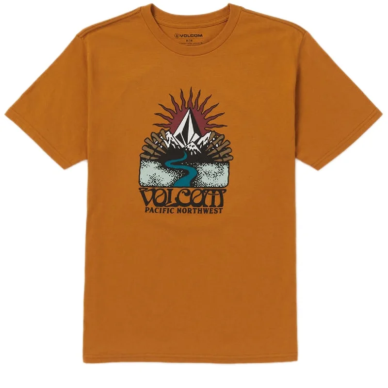 Volcom PNW T-Shirt - Chestnut Brown