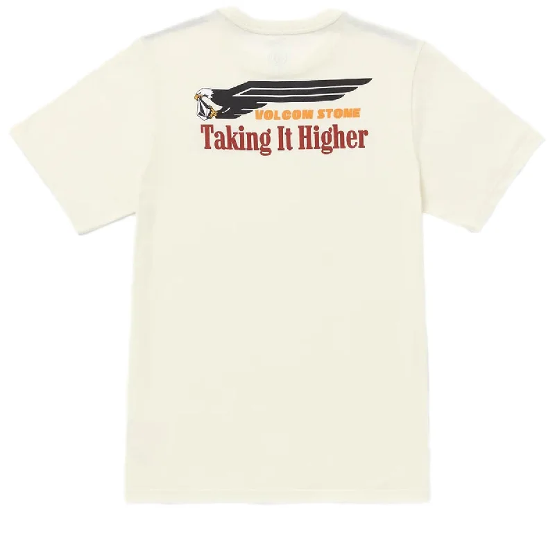 Volcom Take It Higher T-Shirt - Off White Heather