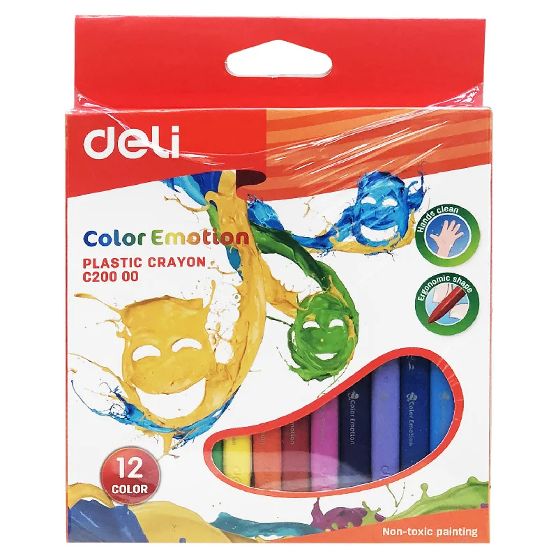 Art supplies for creating art - inspired fashion accessories​ Crayon Set (12 PCs)