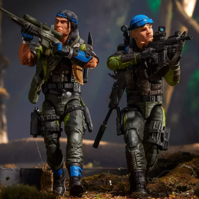 Devil May Cry Dante Action Figures​ GI Joe Classified #129 Exclusive Mad Marauders Low-Light, Spirit, & Niyol 2-Pack