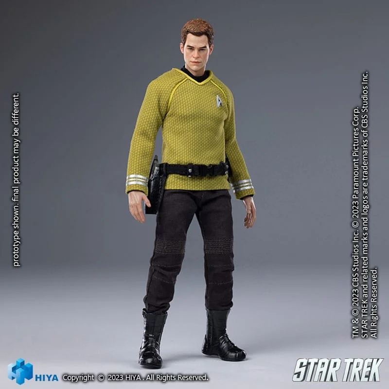 Hot Wheels Action Figures with Race - Track Accessories​ Star Trek Exquisite Super Series  Actionfigur 1/12 Kirk 16 cm
