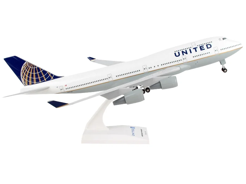 Windmill model toys for exploring renewable energy concepts​ Boeing 747-400 Commercial Aircraft with Landing Gear "United Airlines" (N127UA) White with Blue Tail (Snap-Fit) 1/200 Plastic Model by Skymarks