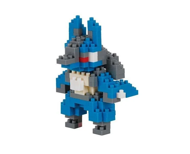 Video games with crossover characters​ Pokemon Nanoblock: Lucario #68