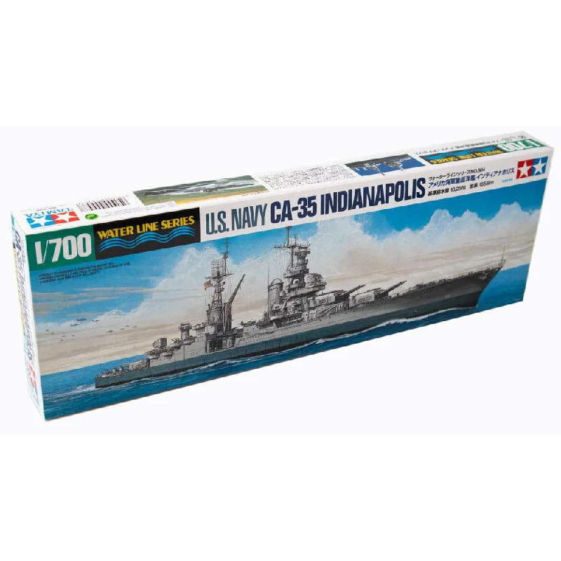 Gas - station model toys for vehicle - refueling play​ Tamiya 1/700 U.S. Navy CA-35 Indianapolis