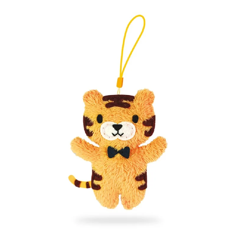 Plush toys for reptile lovers in reptile - inspired shapes​ DIY Sewing Keychain - Tiger