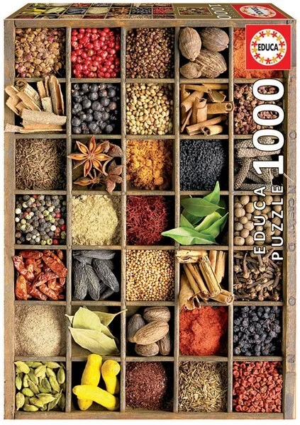 Puzzle - based math games for learning arithmetic​ Educa Spices 1000pc Puzzle