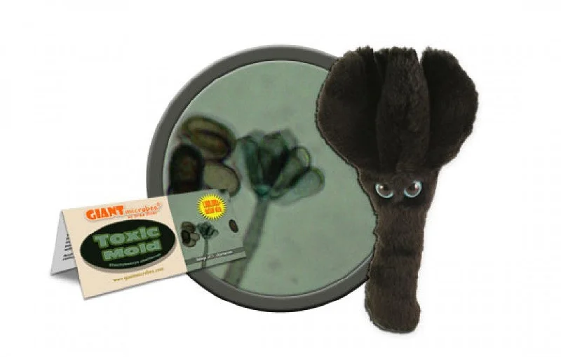 Baby - safe plush toys for newborns​ Toxic Mold (Stachybotrys Chartarum) - GIANTmicrobes® Plush Toy