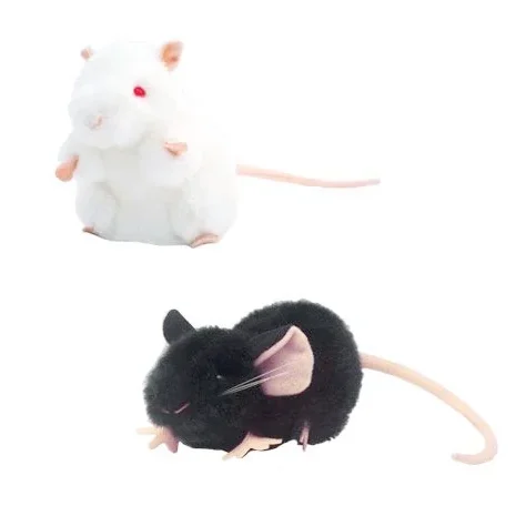 Puzzle - themed tote bags for carrying essentials​ Lab Mouse Plush