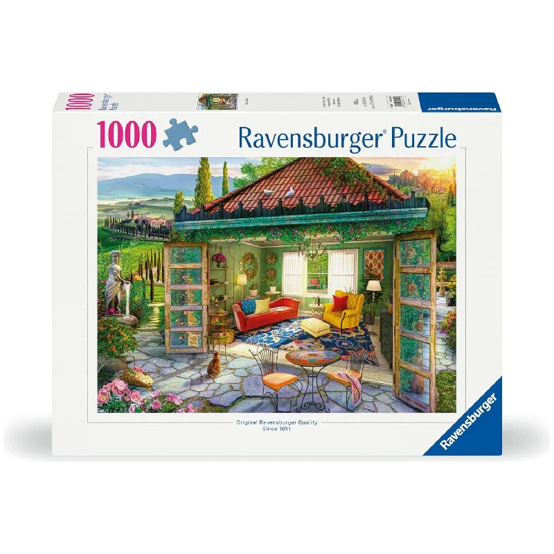 Puzzle - themed backpacks for carrying puzzle sets​ Ravensburger 1000 Piece Puzzle Tuscan Oasis