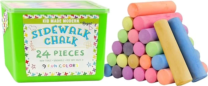 Musical outdoor toys to stimulate the senses​ Sidewalk Chalk